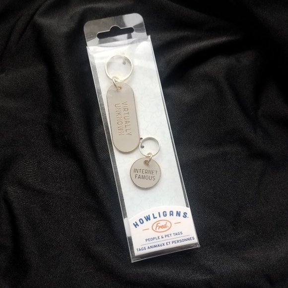 Key Chain and Pet Tag matching set- HOWLIGANS- Genuine Fred - Picture 2 of 5